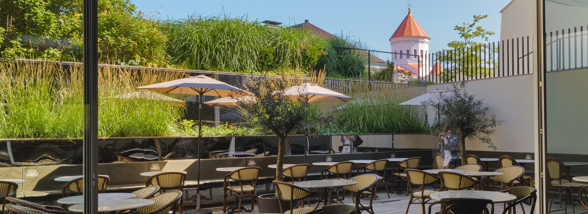 Burro restorano terasa, Vilnius